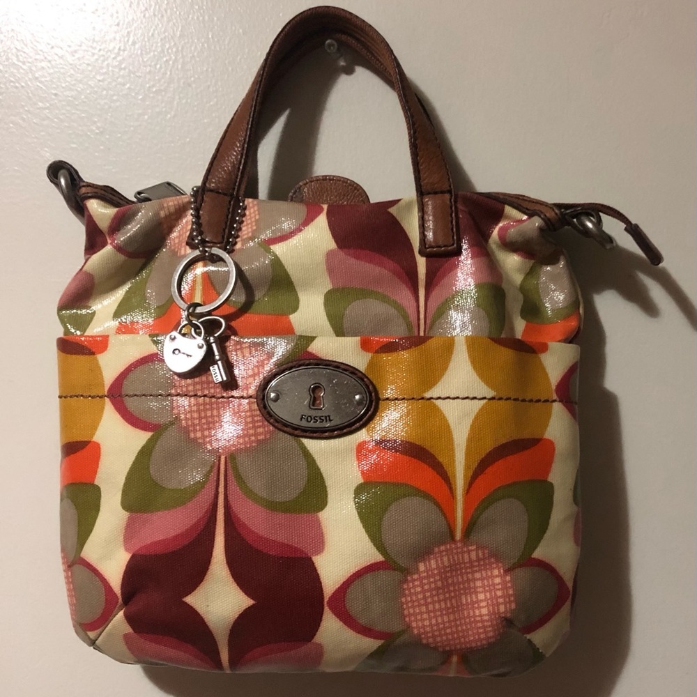 Vintage Fossil Shoulder Crossbody Bag